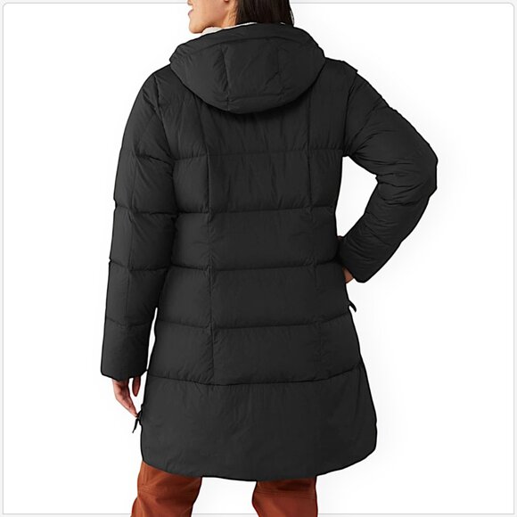 REI Co Op Cooperative Norseland Insulated Down Parka Jacket Black NWT New S - Picture 2 of 11